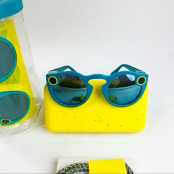 Spectacles Snapchat v1 Teal Camera Sunglasses - Picture 2 of 8
